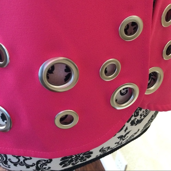 NWT I Alberto Makali hot pink cape style jacket - Picture 5 of 5